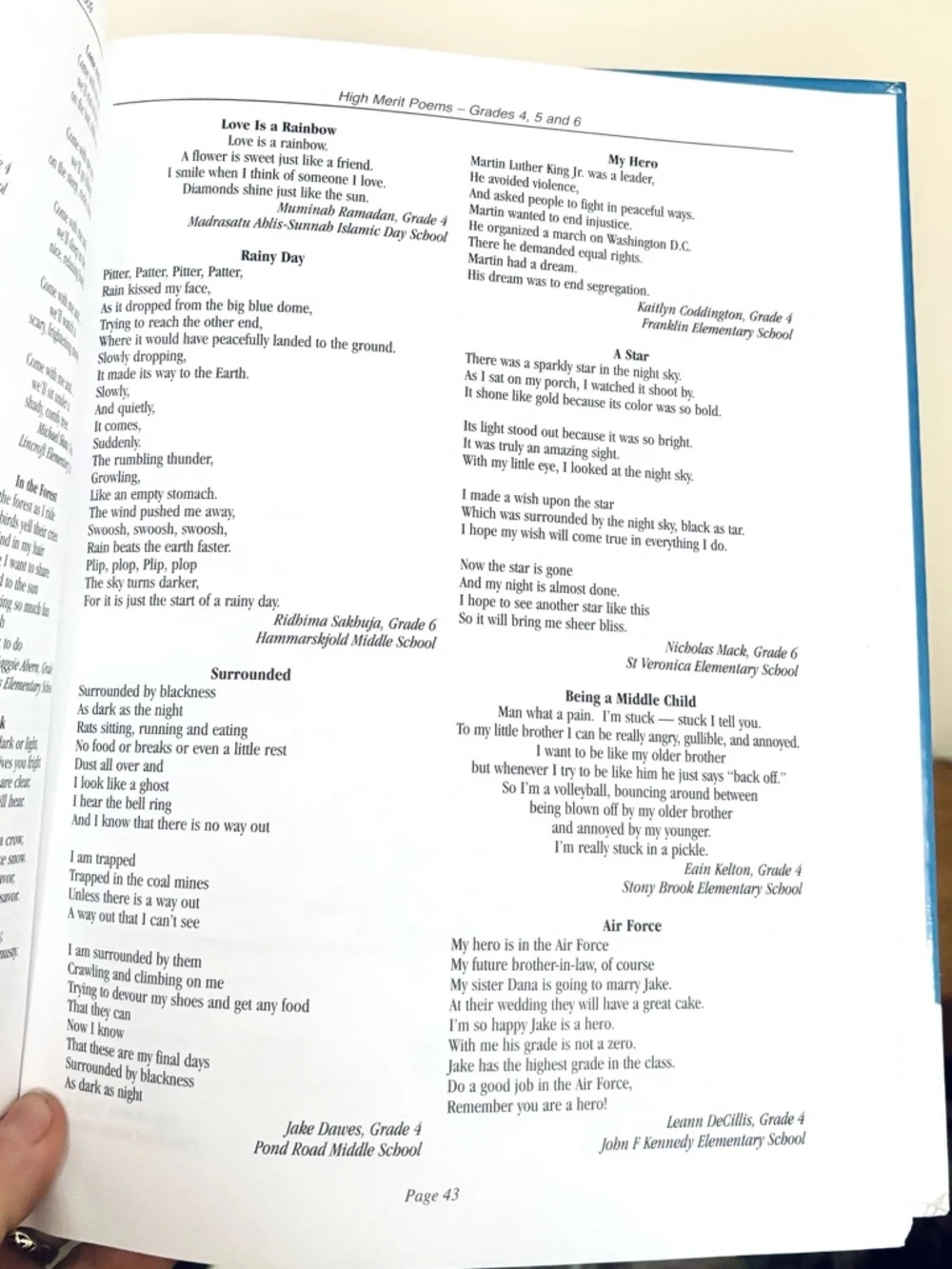 💥 A Celebration of Poets 2009 Hardcover Book Grades 4 to 6